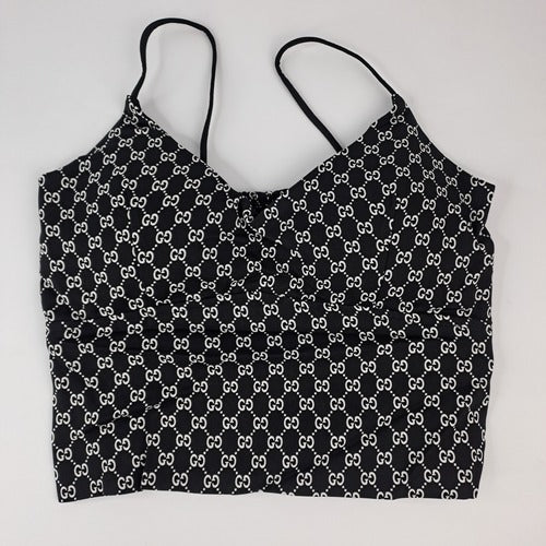 Women's Camisole Spaghetti Straps Sleeveless Crop Top