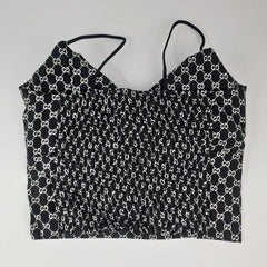 Women's Camisole Spaghetti Straps Sleeveless Crop Top