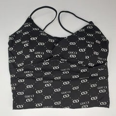 Women's Camisole Spaghetti Straps Sleeveless Crop Top