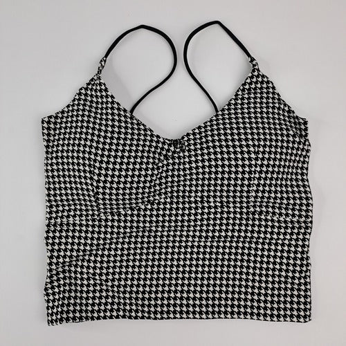 Women's Camisole Spaghetti Straps Sleeveless Crop Top