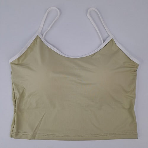 Women's Camisole Spaghetti Straps Sleeveless Crop Top