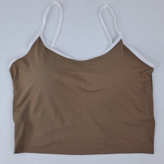 Women's Camisole Spaghetti Straps Sleeveless Crop Top