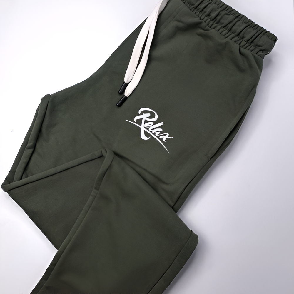 Relax Deep Sage Green Imported Trouser