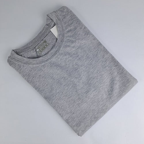 Premium Round Neck Sharp Grey Plain T-Shirt