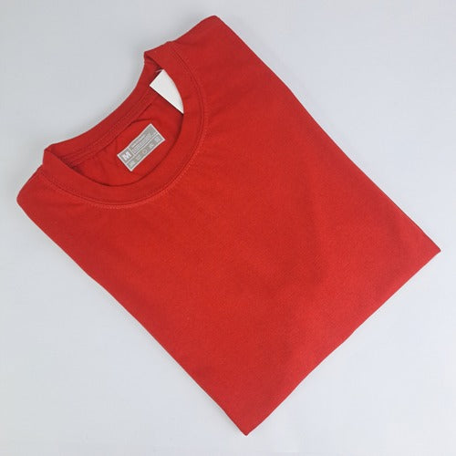 Premium Round Neck Sharp Red Plain T-Shirt