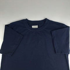 Premium Round Neck Sharp Navy Blue Plain T-Shirt