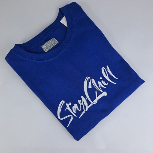 Stay Chill Sharpe Blue Imported T-Shirt