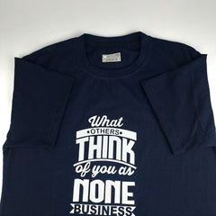 Printed Premium Navy Blue Imported T-Shirt