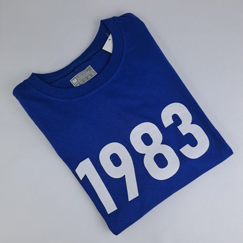 1983 Sharpe Blue Imported T-Shirt