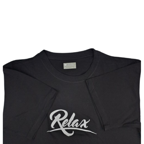 Relax Deep Black Imported T-Shirt