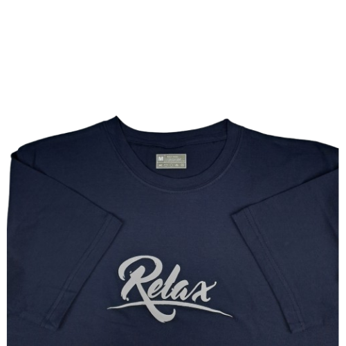 Relax Dark Blue Imported T-Shirt